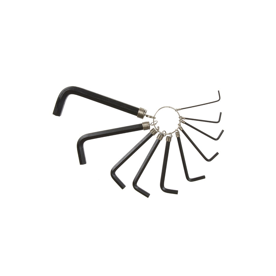 BlueSpot Tools Metric Hexagon Key Set of 10 (1.5-10mm)