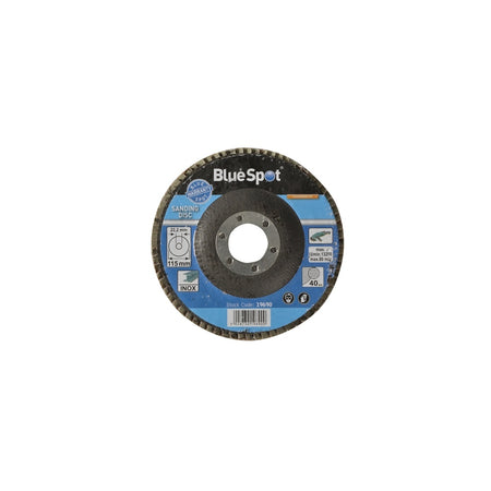 BlueSpot Tools Sanding Flap Disc 115mm 40 Grit