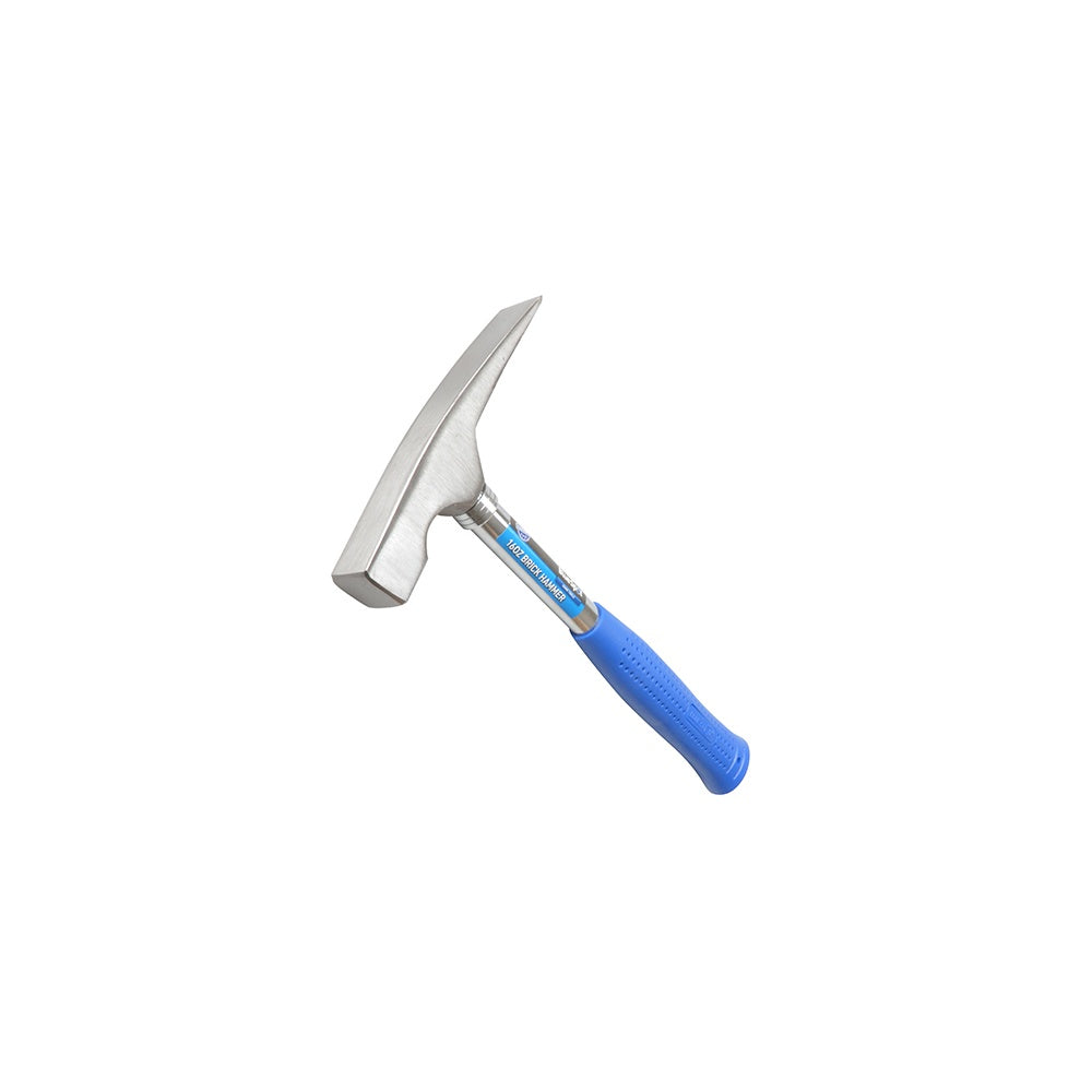 BlueSpot Tools Steel Shafted Brick Hammer 450g (16oz)