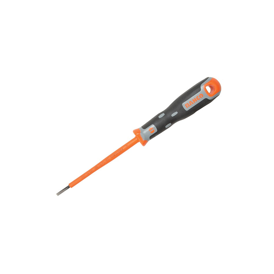 Bahco Tekno+ VDE Screwdriver Slotted Tip 3.0mm x 100mm