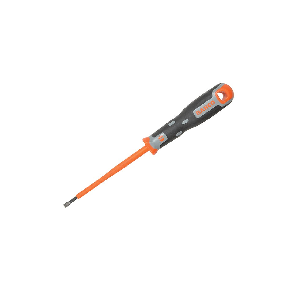 Bahco Tekno+ VDE Screwdriver Slotted Tip 4.0mm x 100mm