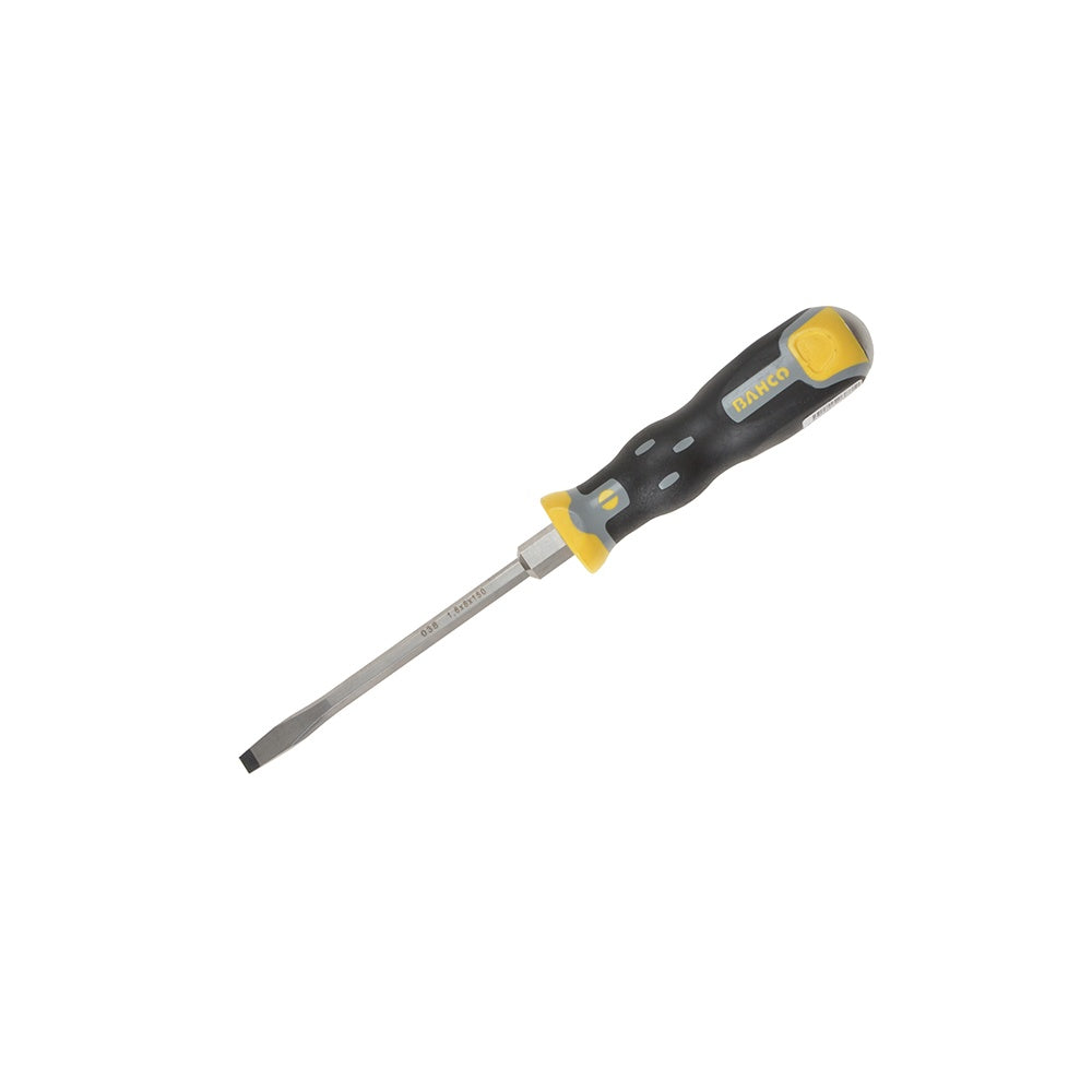 Bahco Tekno+ Through Shank Screwdriver Flared Slotted Tip 6.5mm x 125mm