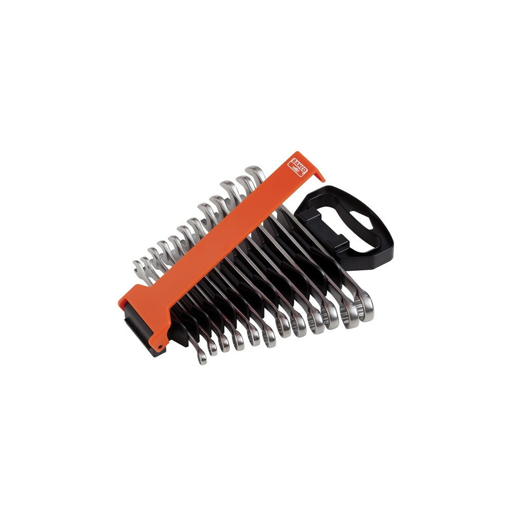 Bahco Combination Spanner Set of 12 Metric Chrome Polish