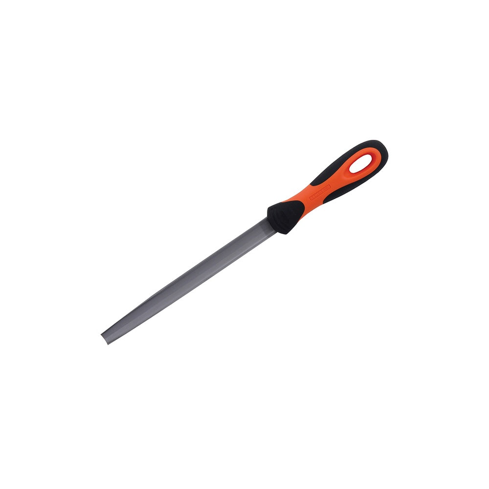 Bahco Handled Half Round Bastard Cut File 1-210-08-1-2 200mm (8in)