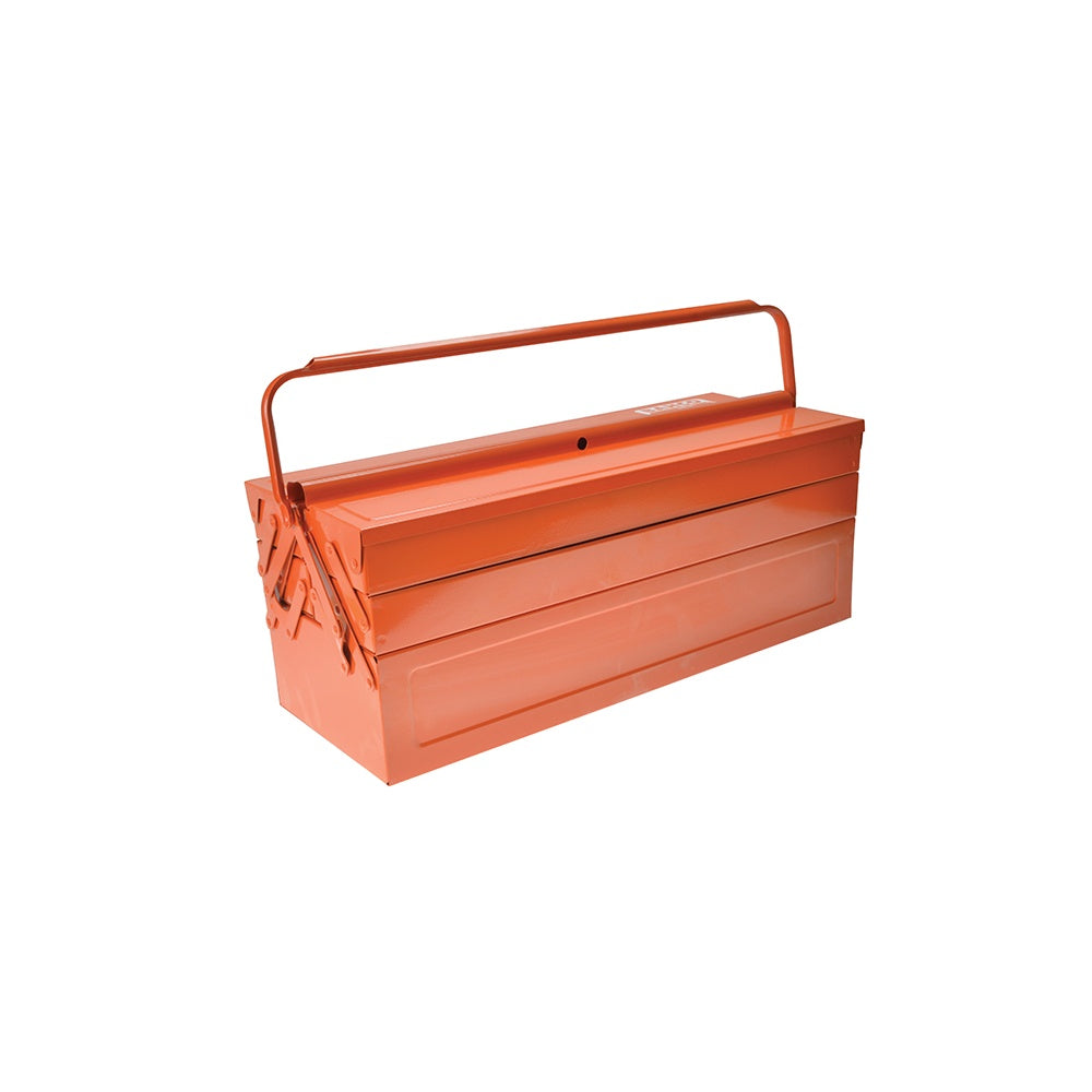 Bahco Orange Metal Cantilever Tool Box 21in