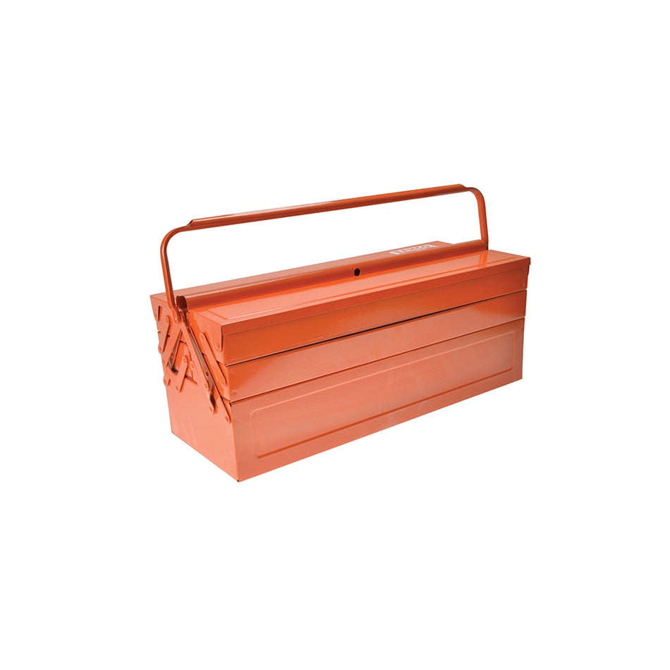 Bahco Orange Metal Cantilever Tool Box 21in