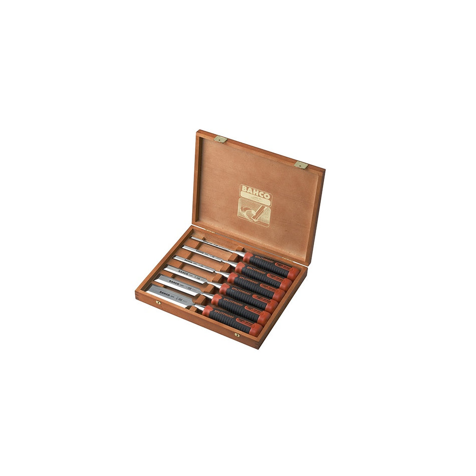 Bahco 434 Bevel Edge Chisel Set of 6: 6,12,16,22,25 & 32mm
