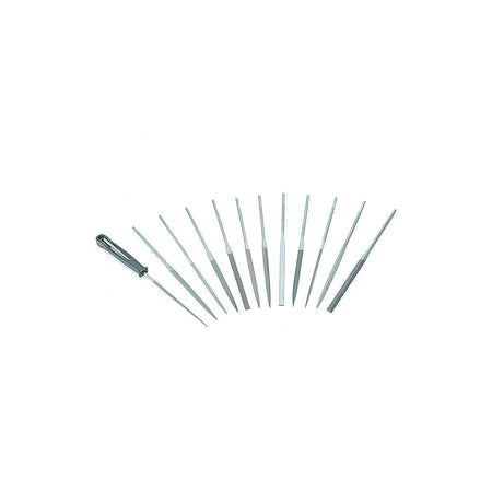 Bahco Needle Set of 12 2-472-16-2-0 16cm Cut 2 Smooth