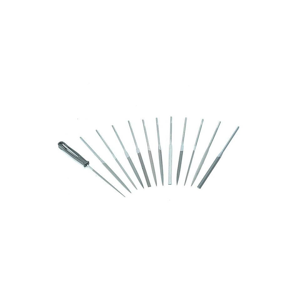 Bahco Needle Set of 12 2-472-16-2-0 16cm Cut 2 Smooth