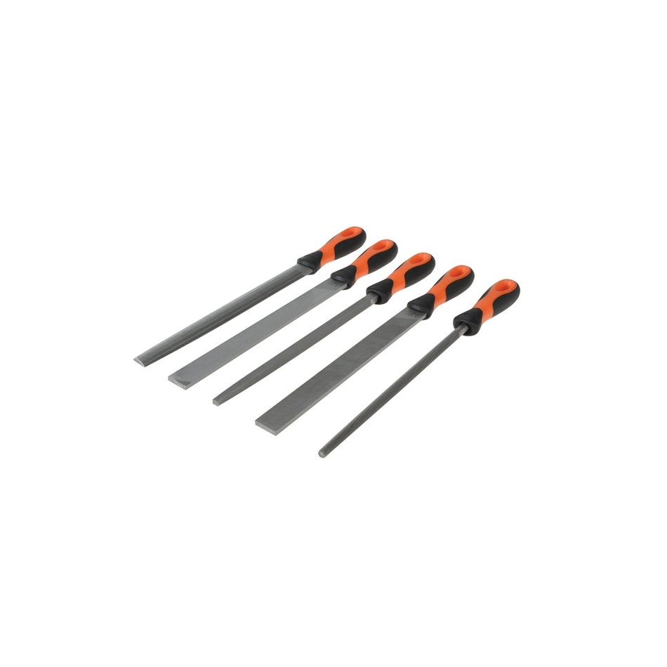 Bahco File Set 5 Piece 1-478-10-1-2 250mm (10in)