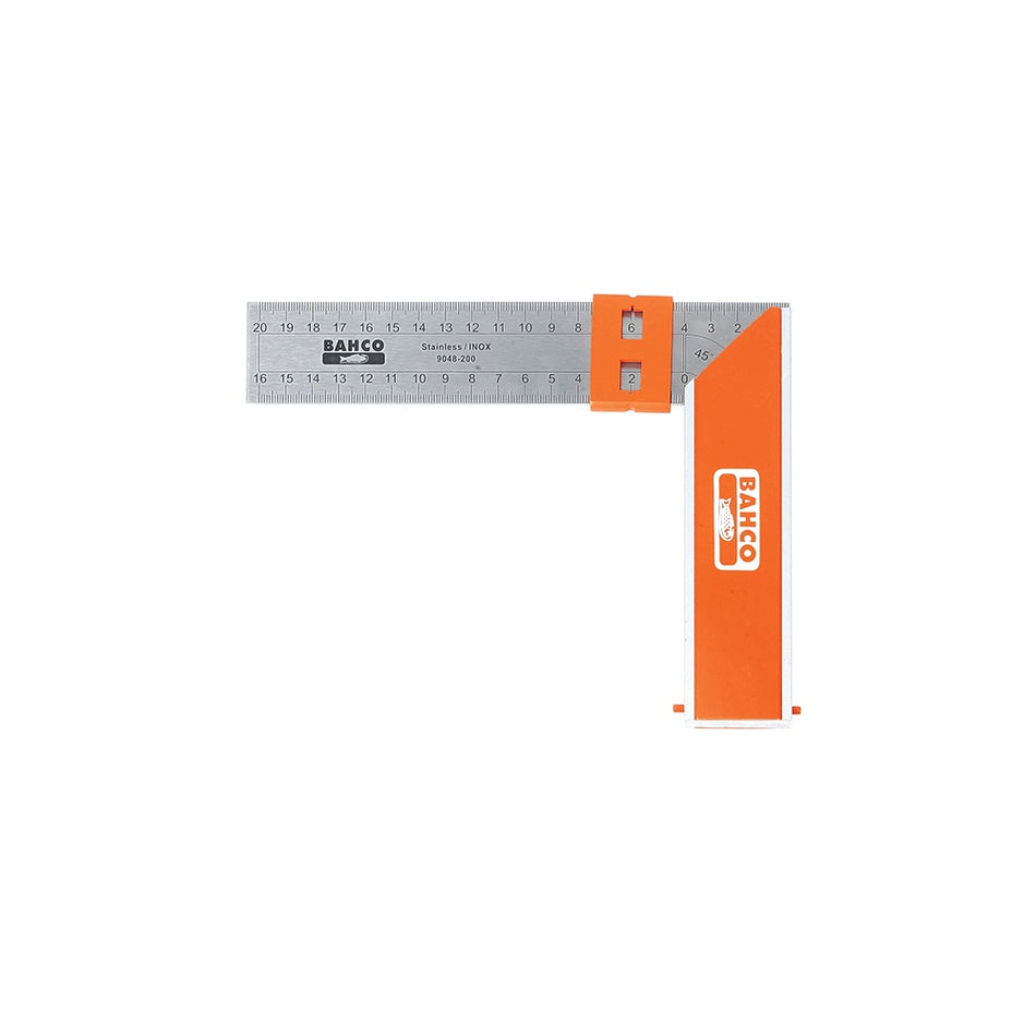 Bahco 9048-300 Aluminium Block & Steel Try Square 300mm (12in)