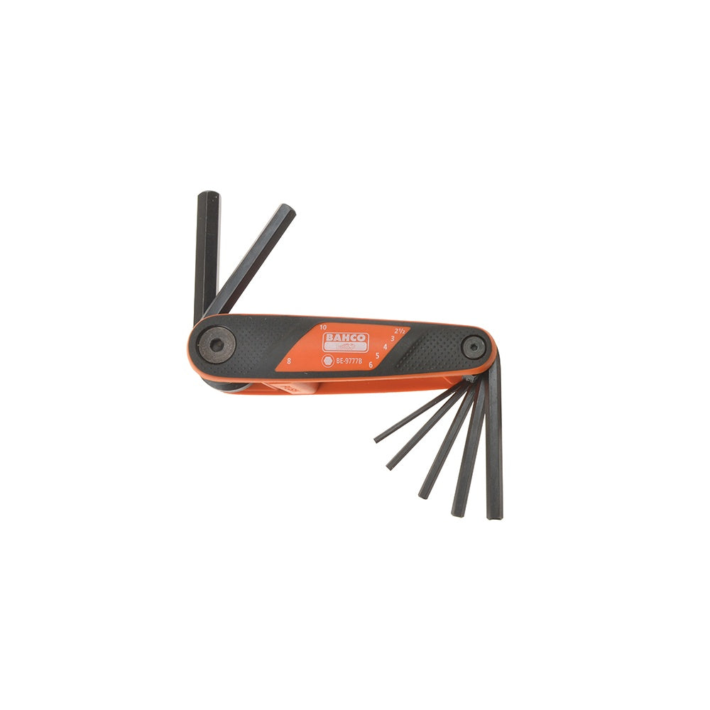 Bahco Hexagon Key Folding Set of 7 2.5mm-10mm