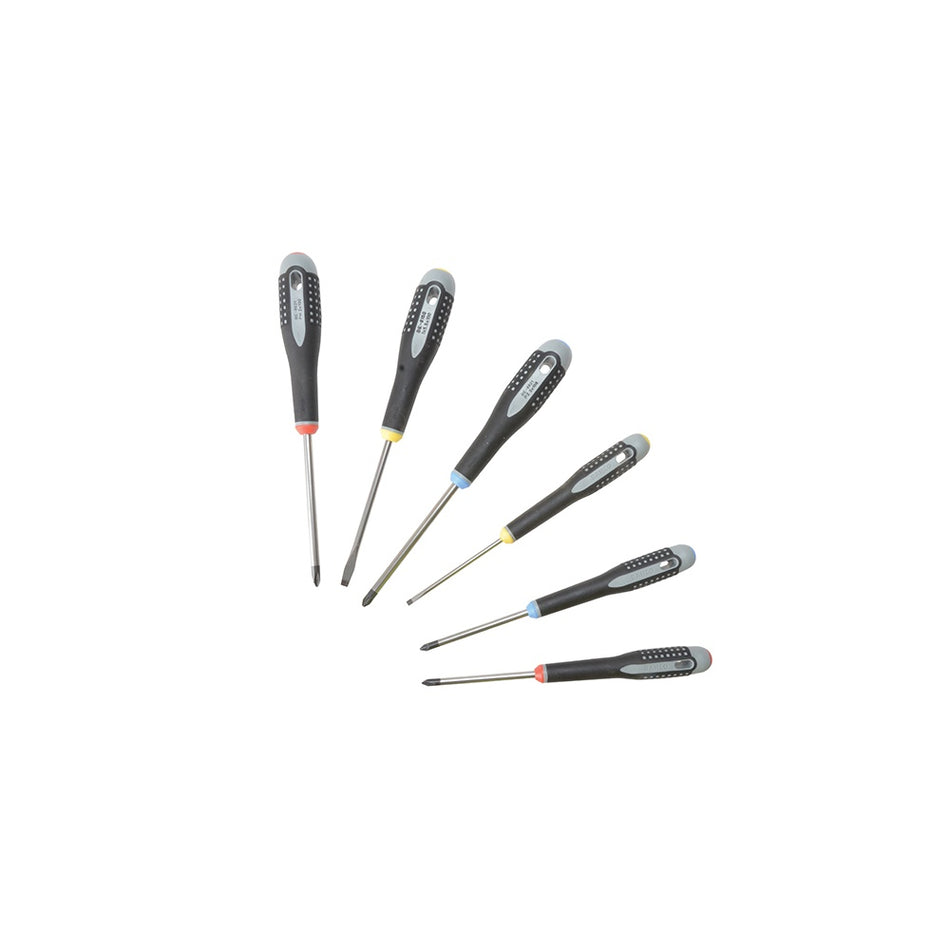 Bahco BE-9881 ERGO? Screwdriver Set 6 Piece SL/PH