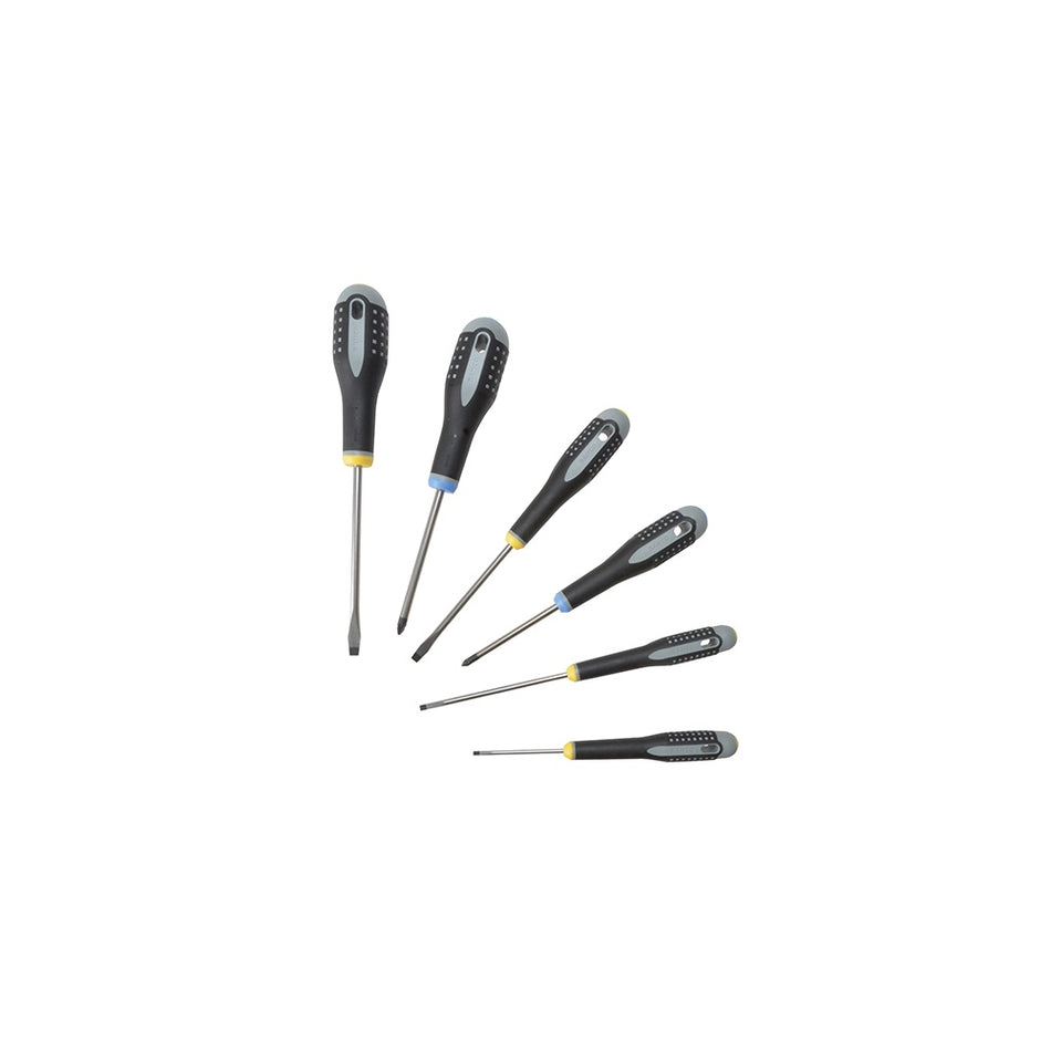 Bahco BE-9882 ERGO? Screwdriver Set 6 Piece SL/PZ