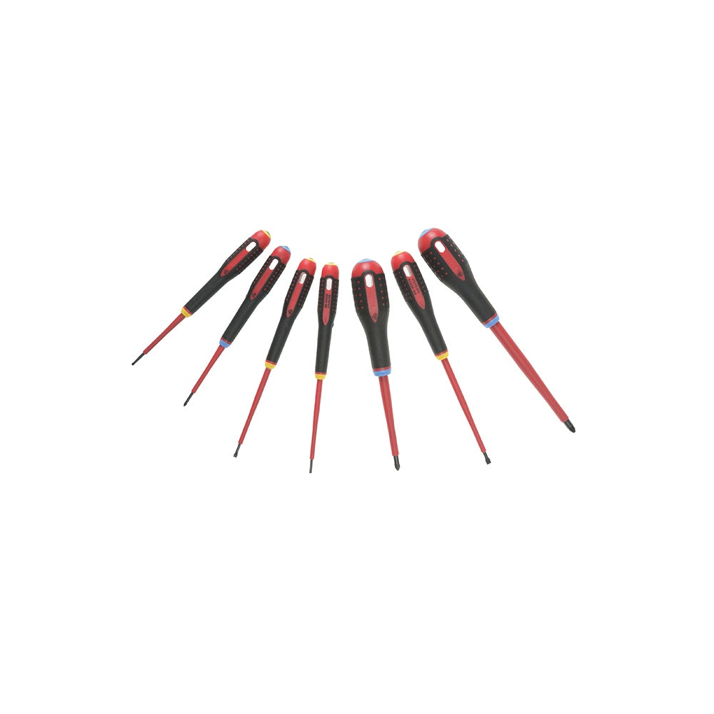 Bahco BE-9888S VDE ERGO? Screwdriver Set 7 Piece SL/PZ