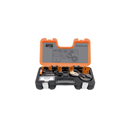 Bahco Professional Holesaw Set 3834 16/51 Sizes: 16-51mm