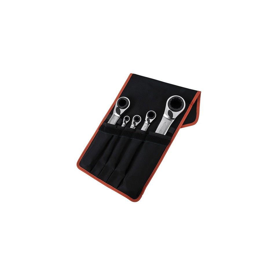Bahco Reversible Ratchet Spanners Set 5 Piece 8-36mm