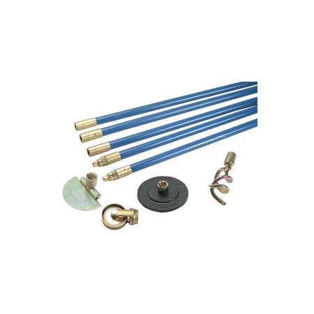 Bailey 1324 Lockfast 3/4in Drain Rod Set 4 Tools