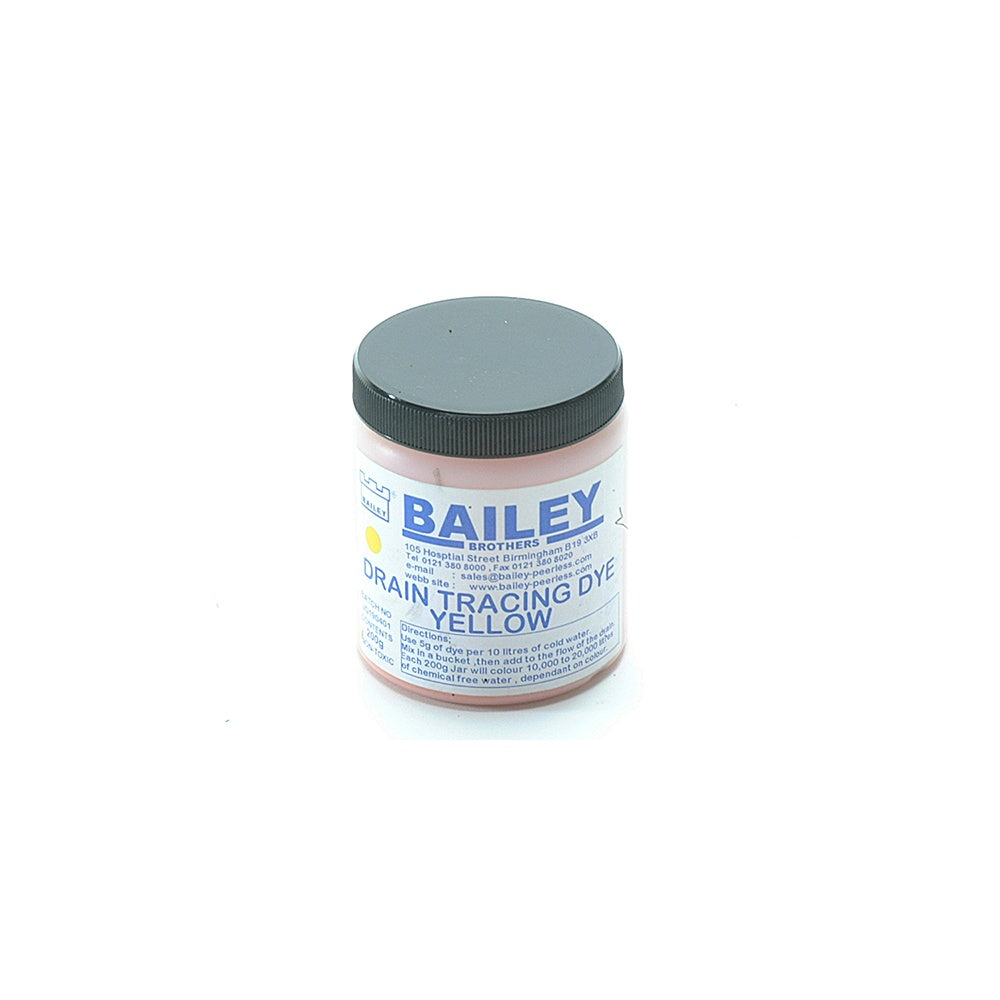 Bailey 3591 Drain Tracing Dye - Yellow