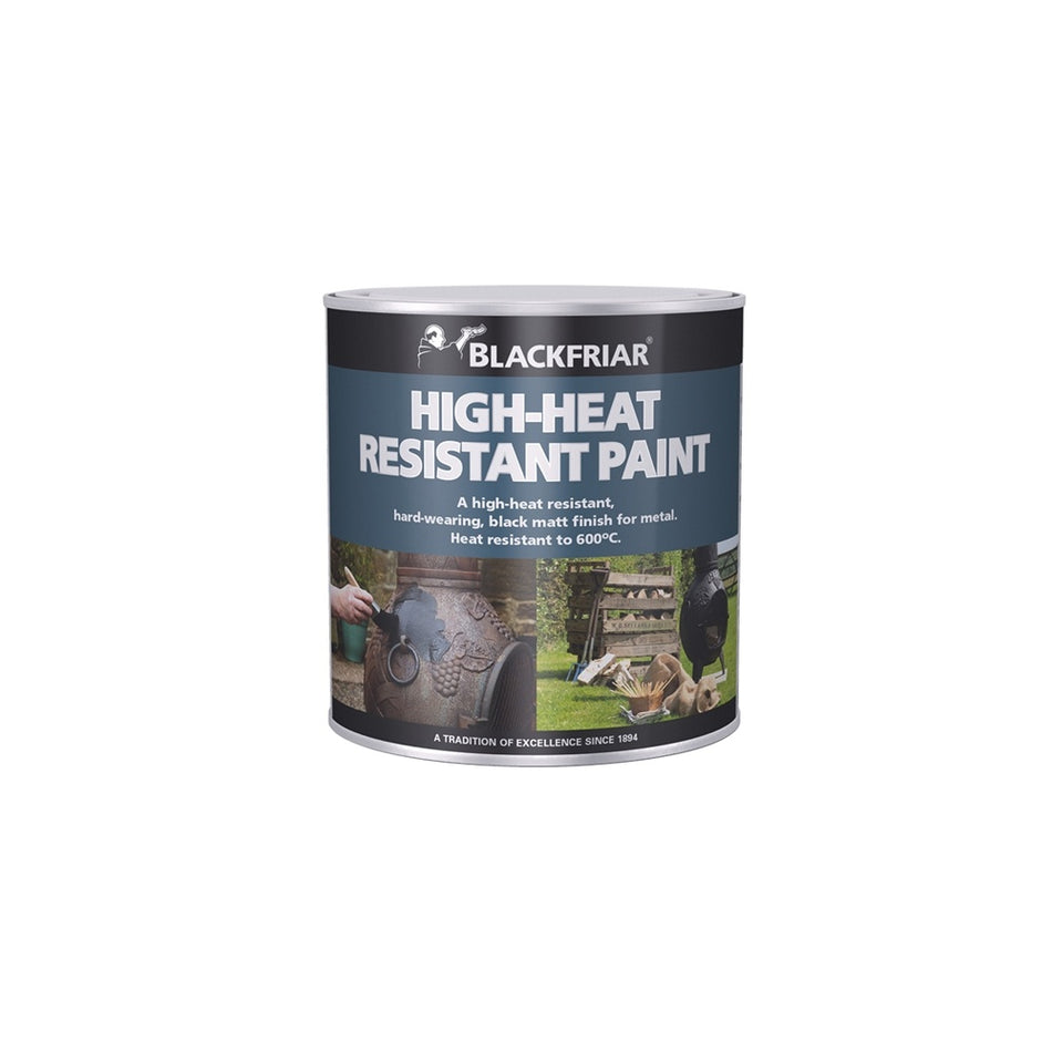 Blackfriar Heat Resistant Paint Black 250ml