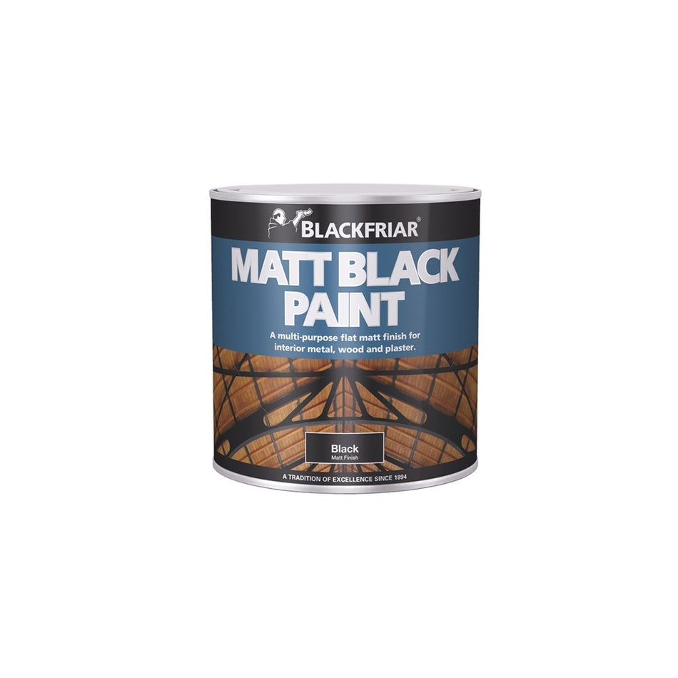 Blackfriar Matt Black Paint 250ml