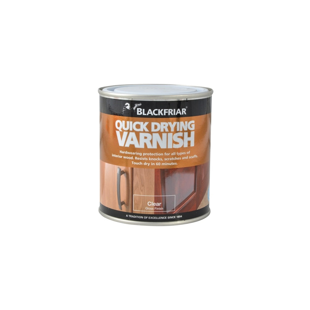 Blackfriar Quick Drying (Duratough) Interior Varnish Clear Gloss 500ml