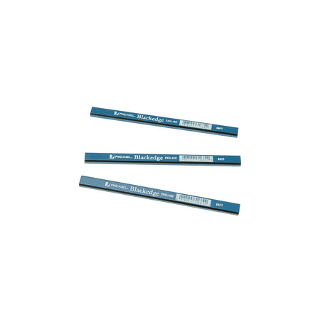 Blackedge Carpenters Pencils - Blue / Soft Card of 12