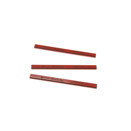 Blackedge Carpenters Pencils - Red / Medium Card of 12