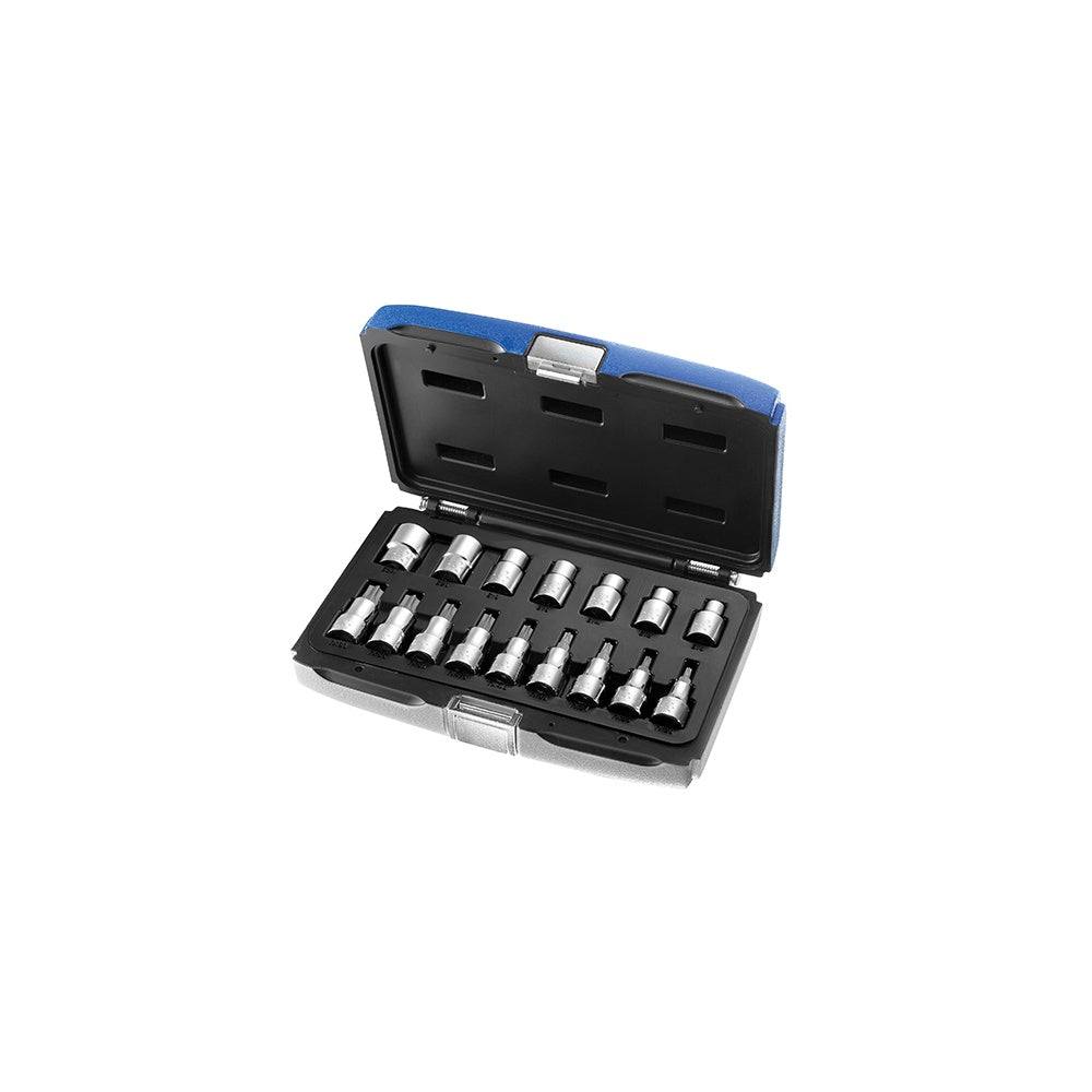 Britool Socket Set of 16 Torx 1/2in Drive