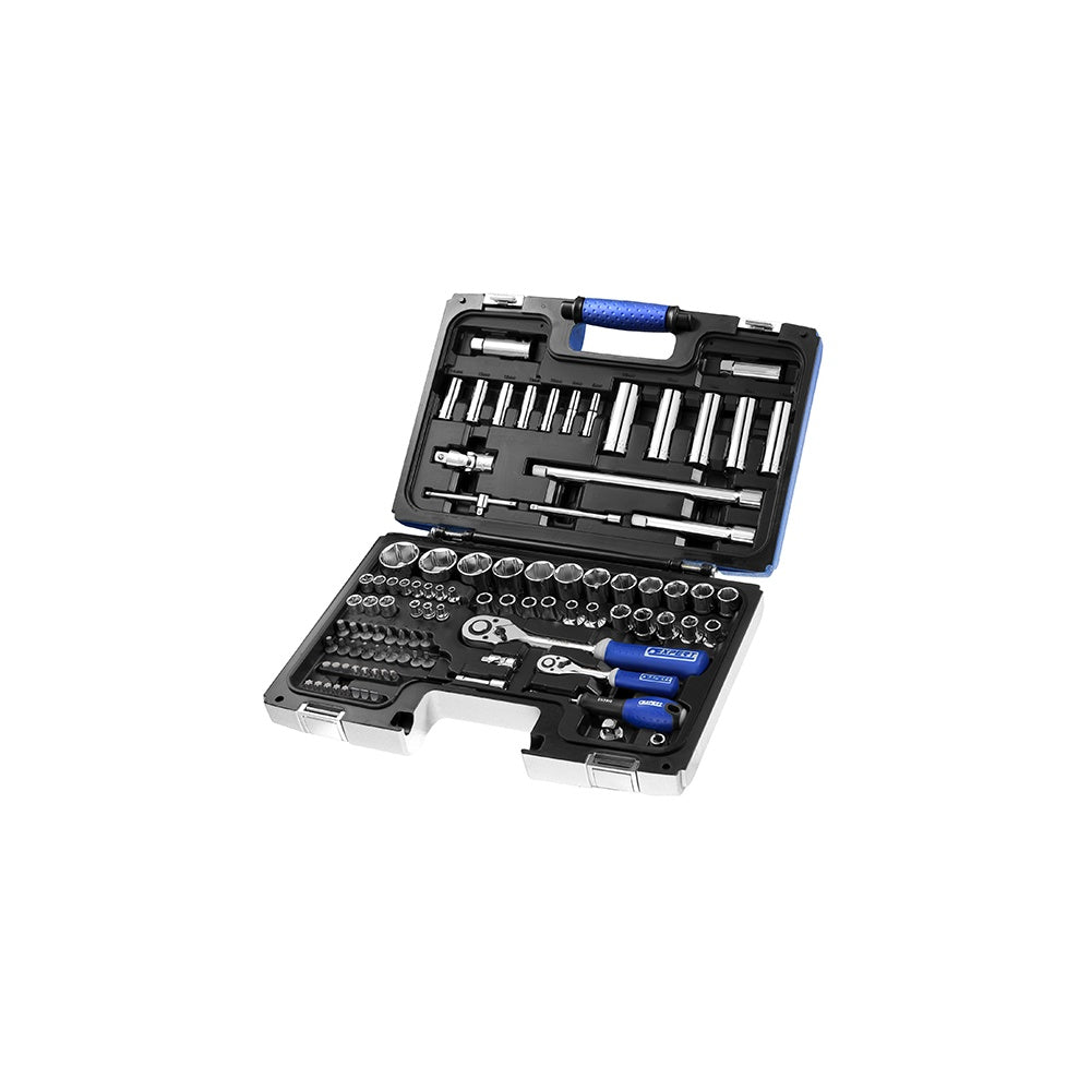 Britool Socket & Accessory Set of 98 Metric 1/4 & 1/2in Drive