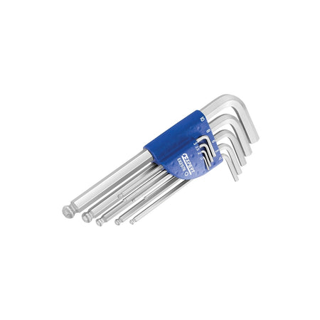 Britool Ball End Hexagon Key Long Arm Set of 9 Metric (1.5-10mm)
