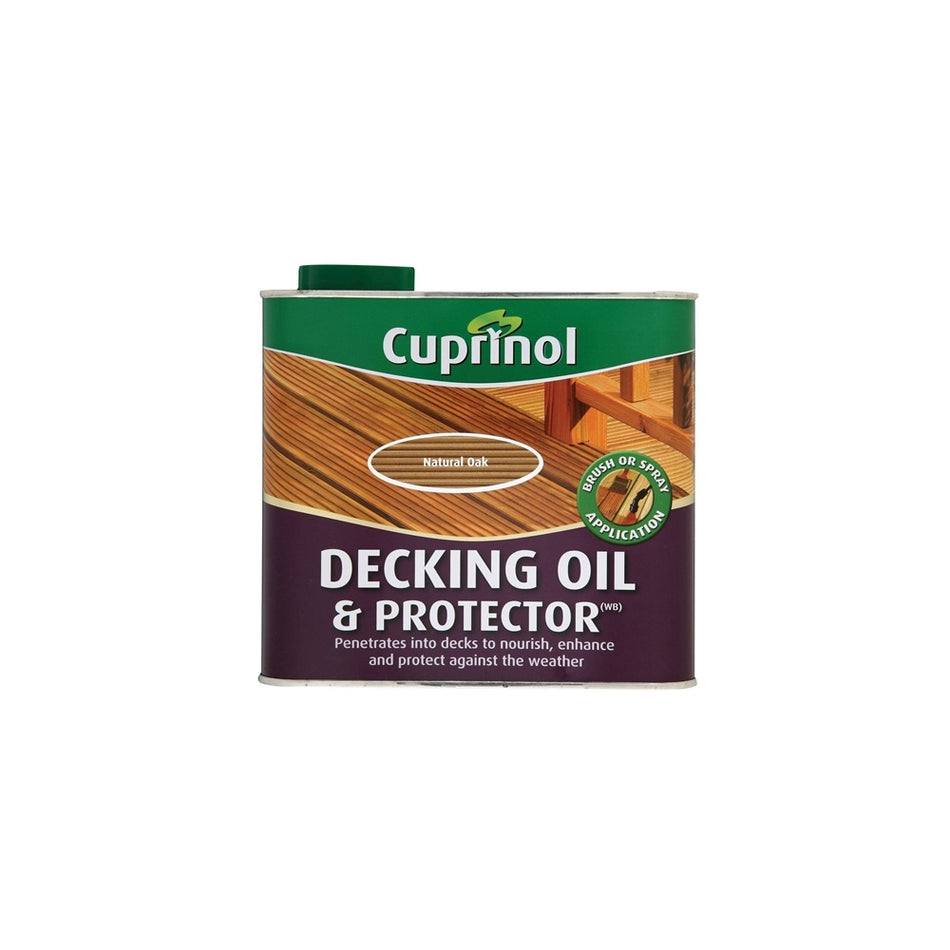 Cuprinol UV Guard Decking Oil Natural Oak 2.5 Litre