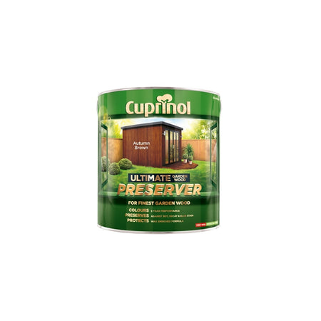 Cuprinol Ultimate Garden Wood Preserver Autumn Brown 4 Litre