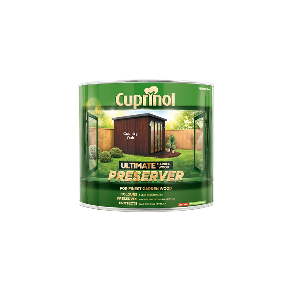 Cuprinol Ultimate Garden Wood Preserver Country Oak 1 Litre
