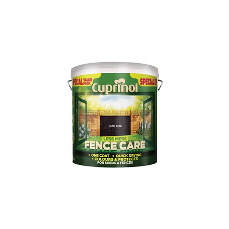 Cuprinol Less Mess Fence Care Rich Oak 6 Litre