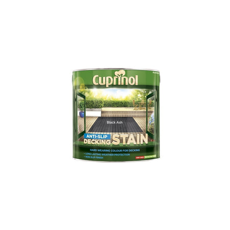Cuprinol Anti Slip Decking Stain Black Ash 2.5 Litre