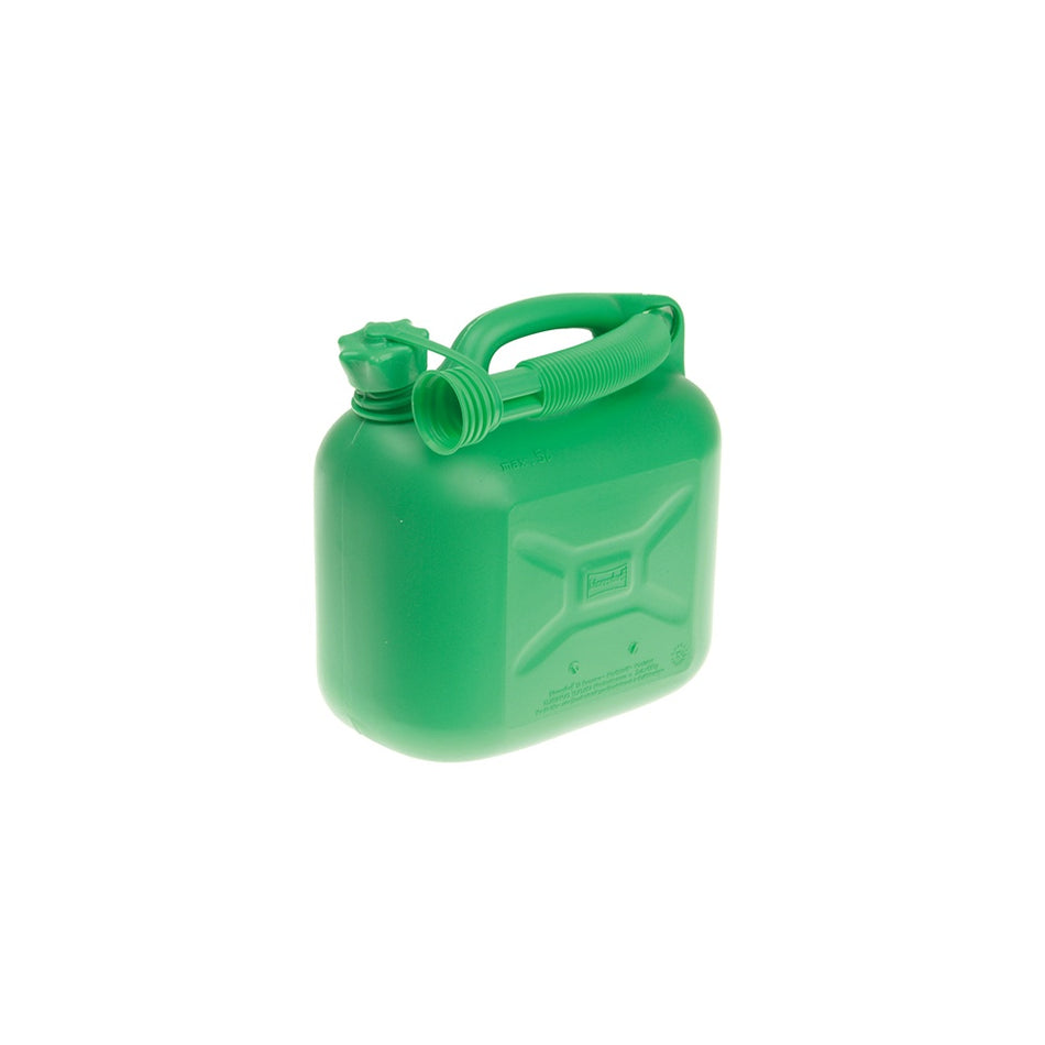 Silverhook Unleaded Petrol Can & Spout Green 5 Litre