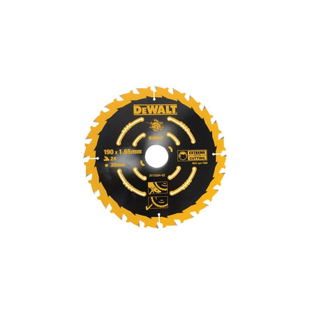 DEWALT Circular Saw Blade 190 x 30mm x 24T Corded Extreme Framing