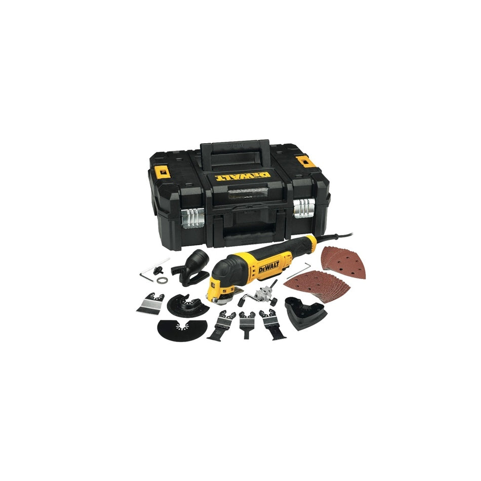 DEWALT DWE315KT Multi-Tool Quick Change Kit & TSTAK 300 Watt 240 Volt