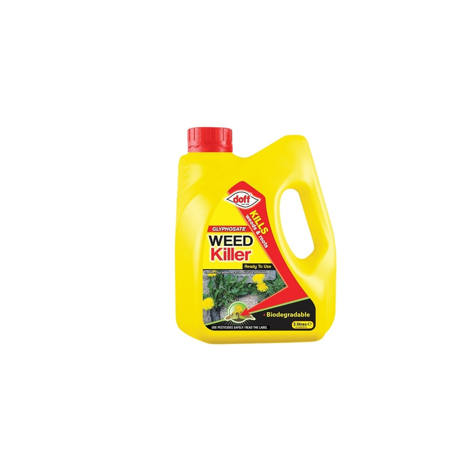 DOFF Glyphosate Weedkiller RTU 3 Litre