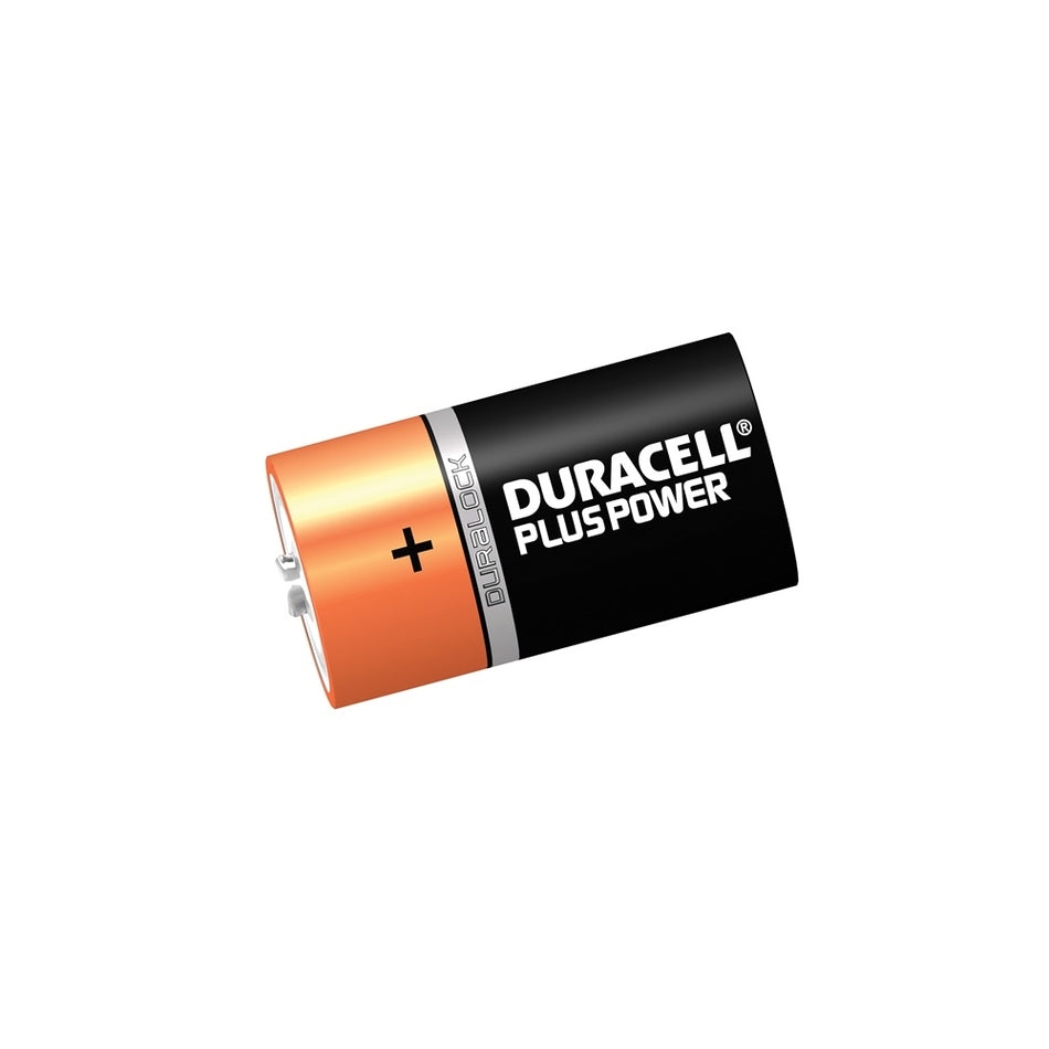Duracell D Cell Plus Power Batteries Pack of 2 LR20/HP2