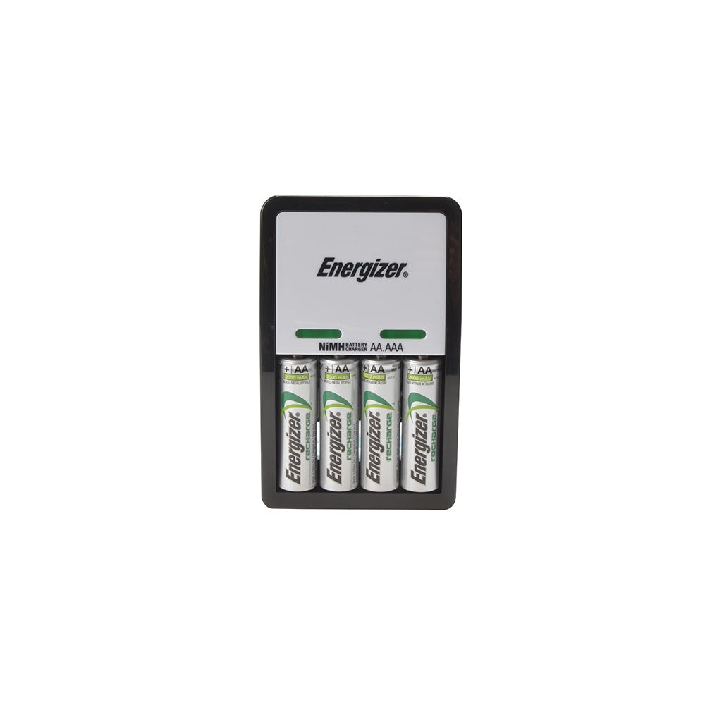 Energizer Compact Charger + 4 x AA 1300 mAh Batteries