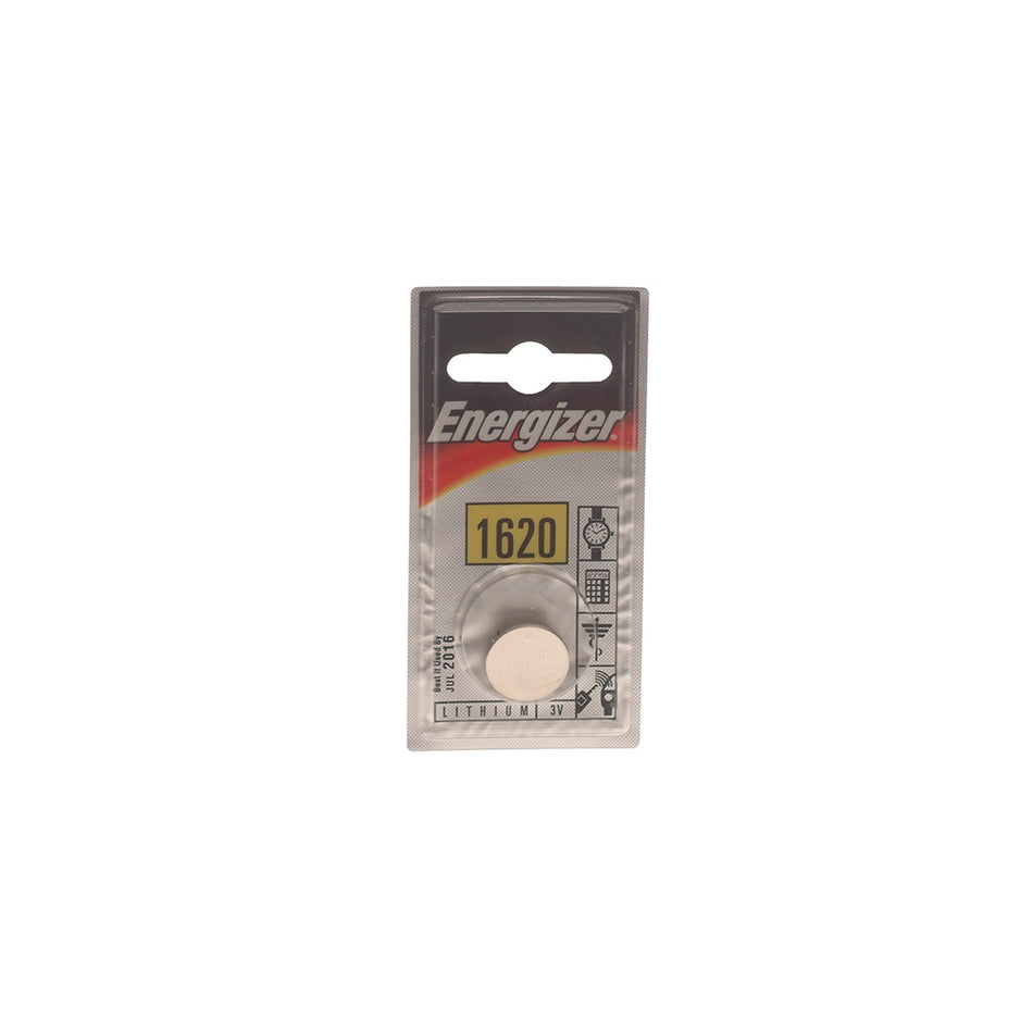 Energizer CR1620 Coin Lithium Battery Single