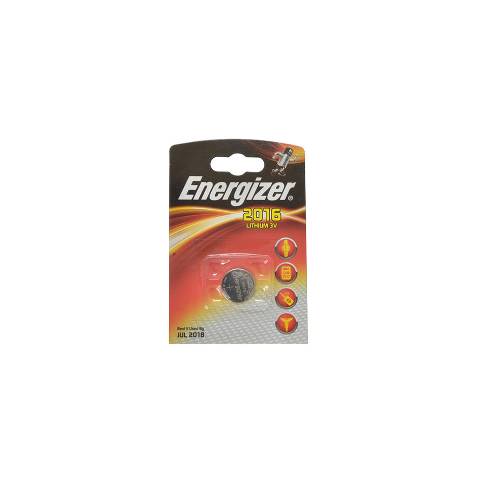 Energizer CR2016 Coin Lithium Battery Single