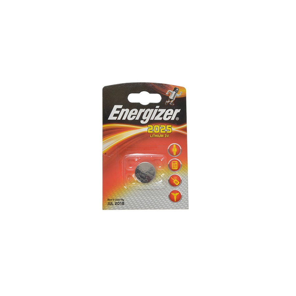 Energizer CR2025 Coin Lithium Battery Single