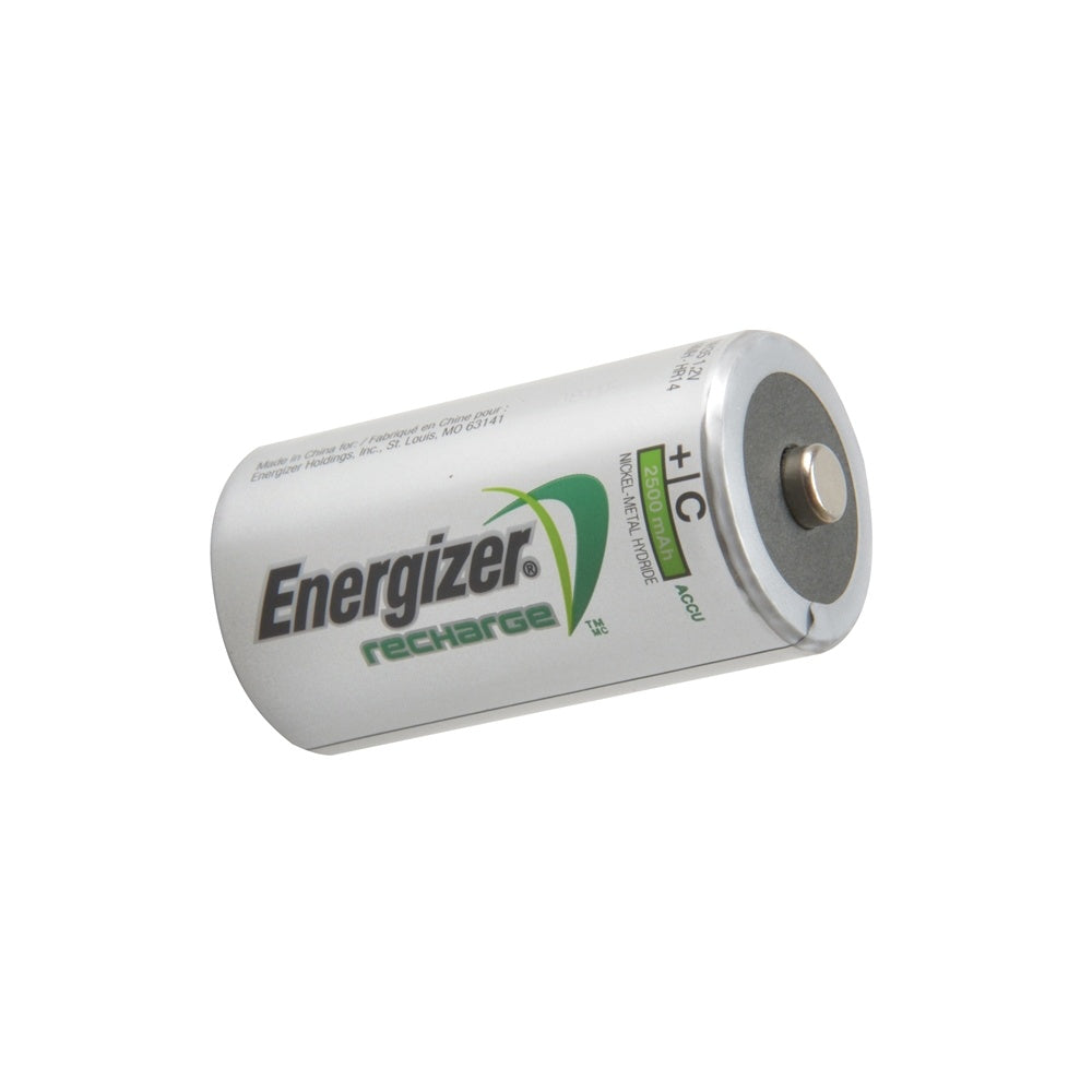 Energizer C Cell Rechargeable Power Plus Batteries RC2500 mAh Pack of 2