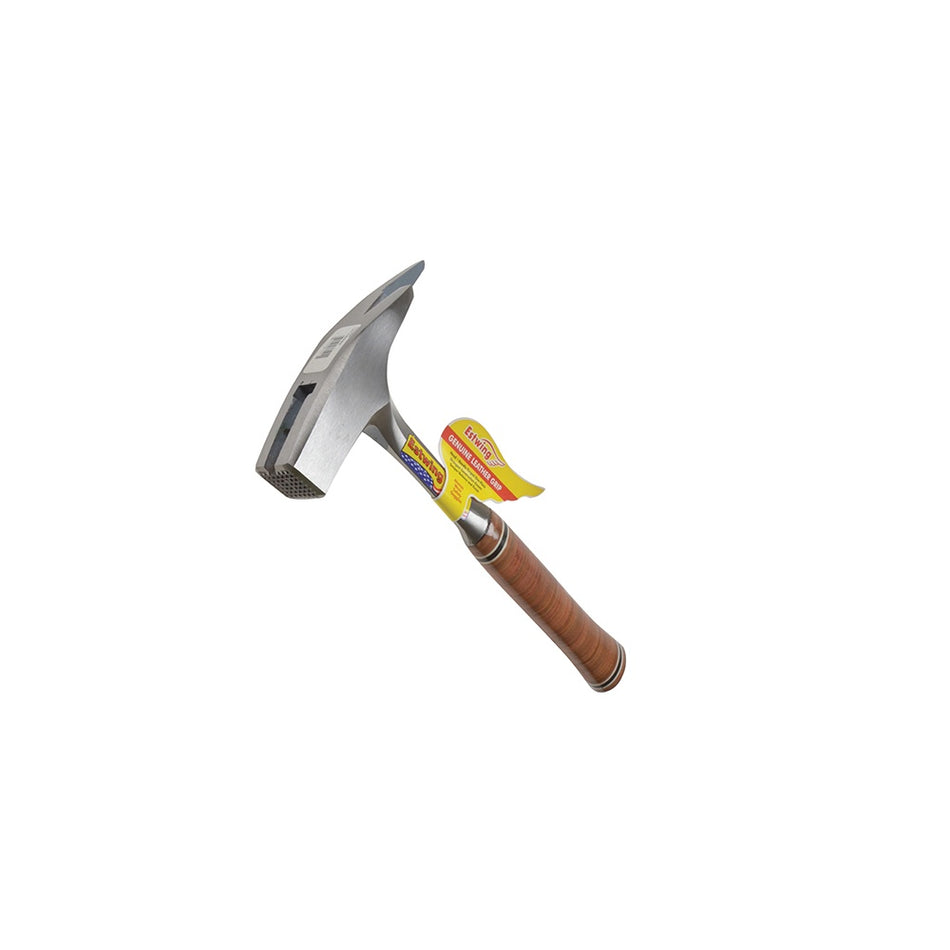Estwing E239MM Roofers Pick Hammer Milled Face - Leather Grip