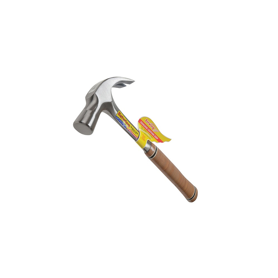 Estwing E24C Curved Claw Hammer - Leather Grip 680g (24oz)