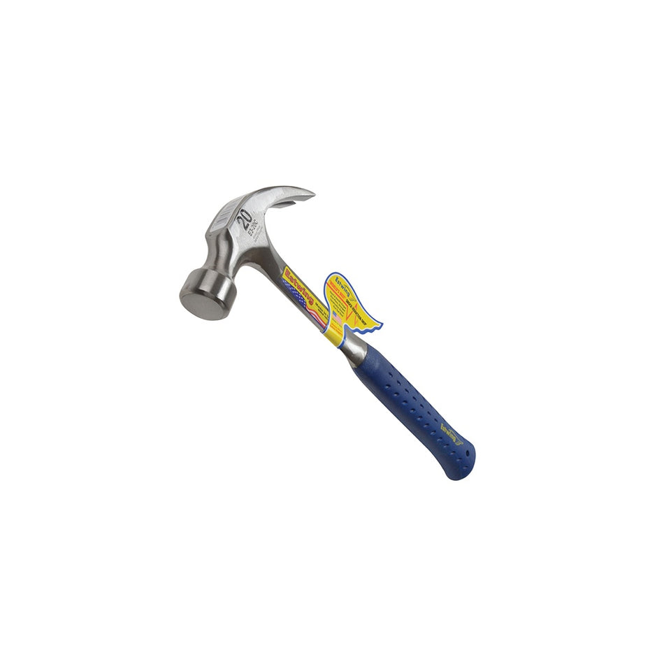 Estwing E3/20C Curved Claw Hammer - Vinyl Grip 560g (20oz)