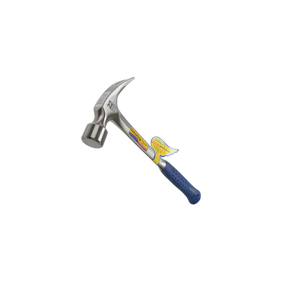 Estwing E3/22S Straight Claw Framing Hammer - Vinyl Grip 616g (22oz)